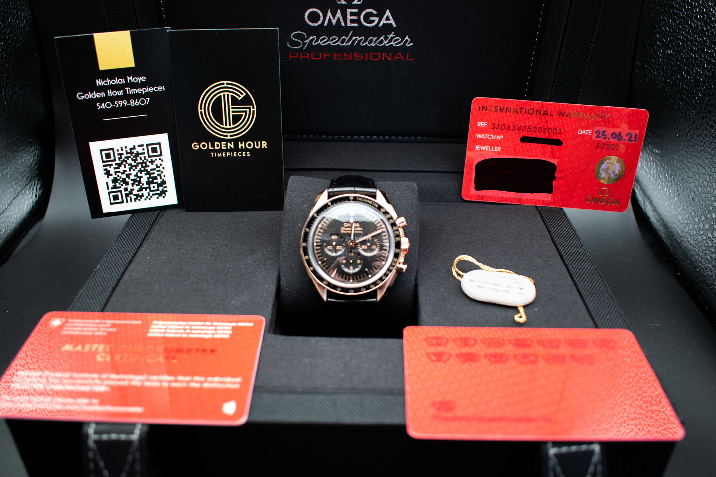 Omega Speedmaster Professional Moonwatch Sedna Gold