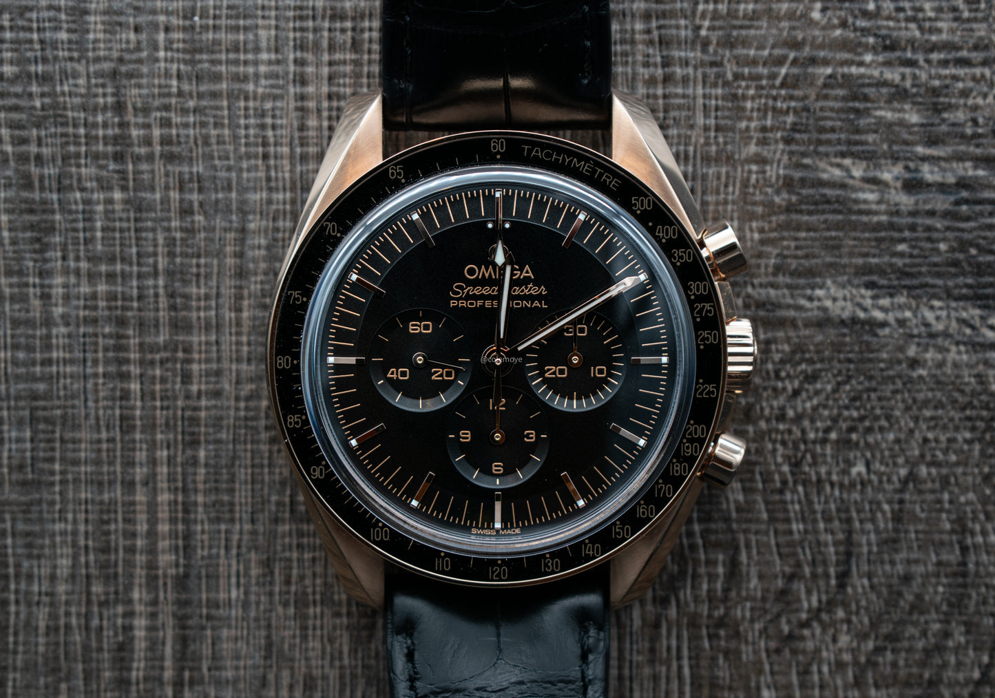 Omega Speedmaster Professional Moonwatch Sedna Gold